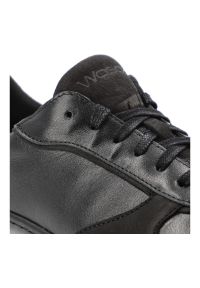 Czarne Półbuty Wasak Skórzane Damskie Barefoot. Okazja: na co dzień. Kolor: czarny. Materiał: skóra. Styl: casual, elegancki #6