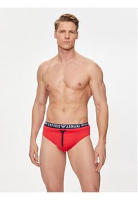 Emporio Armani Underwear Kąpielówki 211734 4R404 00774 Czerwony. Kolor: czerwony. Materiał: syntetyk #4