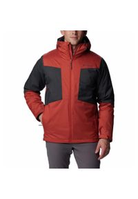 columbia - Kurtka Turystyczna Zimowa Męska Columbia Wallowa Park Interchange Jacket 3w1. Kolor: czerwony. Materiał: puch. Sezon: zima. Sport: turystyka piesza