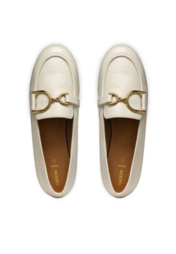 Geox Loafersy D Palmaria D45MUJ 000TU C1122 Beżowy. Kolor: beżowy. Materiał: skóra