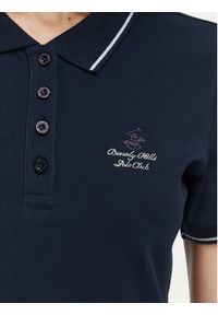 Beverly Hills Polo Club Sukienka codzienna P-SS26W-ABP526590-0298 Granatowy Regular Fit. Okazja: na co dzień. Typ kołnierza: polo. Kolor: niebieski. Materiał: bawełna. Typ sukienki: proste. Styl: casual #2
