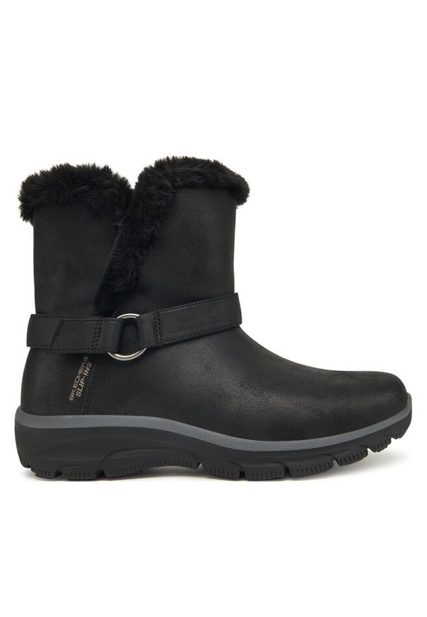 skechers - Botki Skechers. Kolor: czarny