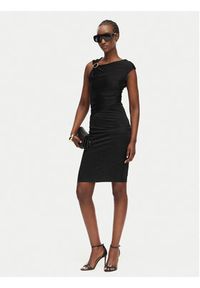 Marciano Guess Sukienka koktajlowa G6GK24 K3066 Czarny Slim Fit. Kolor: czarny. Materiał: wiskoza. Styl: wizytowy #3