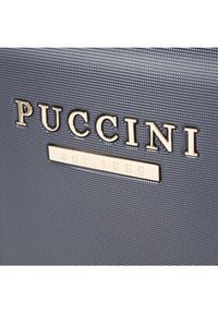 Puccini Walizka kabinowa ABS017C Granatowy. Kolor: niebieski #7