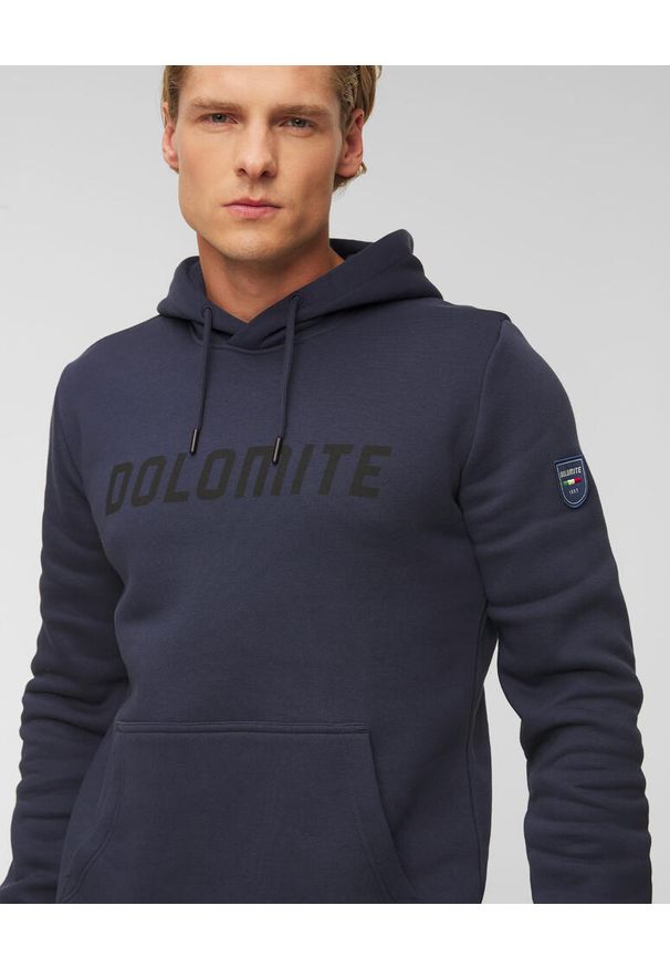 Bluza męska Dolomite Logo DARK BLUE. Kolor: niebieski