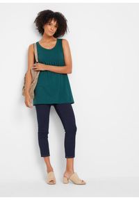 bonprix - Długi top. Kolor: niebieski. Długość: długie. Styl: elegancki #3