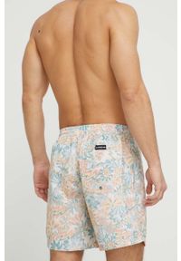 Quiksilver szorty kąpielowe kolor beżowy. Kolor: beżowy. Materiał: włókno #3