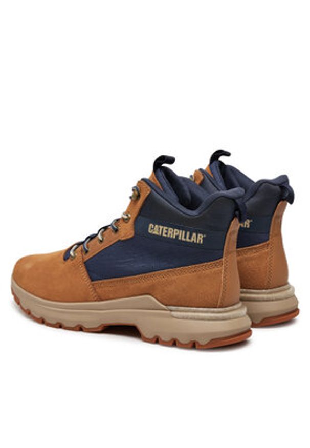 CAT Footwear Trapery Colorado Sneaker P726087 Brązowy. Kolor: brązowy. Materiał: skóra