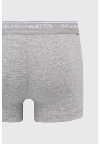 United Colors of Benetton Bokserki męskie kolor szary. Kolor: szary. Materiał: bawełna. Długość: długie #2