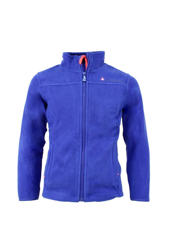 PEAK MOUNTAIN - Dziewczęca kurtka polarowa Peak Mountain Gacesare. Kolor: niebieski. Materiał: polar. Sezon: zima. Sport: narciarstwo