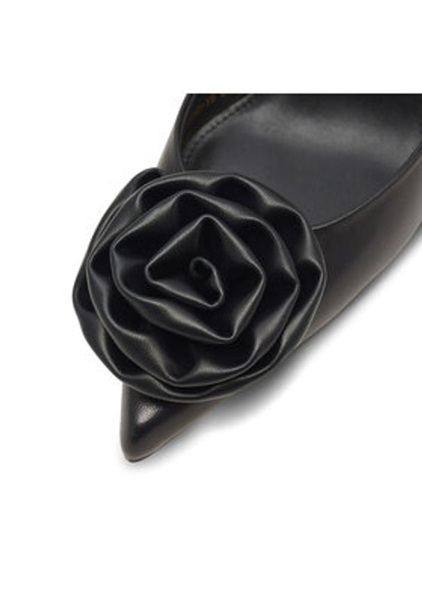 Eva Minge Szpilki ROSE-V1520-15 Czarny. Kolor: czarny. Materiał: skóra. Obcas: na szpilce