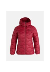 Kurtka Peak Performance Damska Helium Down Hood Jacket. Kolor: czerwony