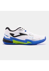 Buty tenisowe męskie Joma Roland Men AC. Kolor: zielony, niebieski, wielokolorowy, biały. Materiał: guma, syntetyk, tkanina, materiał. Sport: tenis