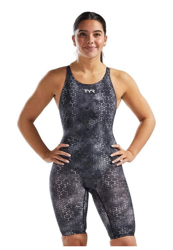 TYR - Kombinezon Z Odkrytymi Plecami Tyr Thresher Akurra – Czarny – Rozmiar 22. Kolor: czarny