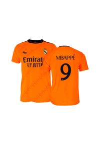 Real Madrid - Koszulka kibica Real Madryt 2024-25 Premium Second Number - Mbappé - 9. Kolor: pomarańczowy