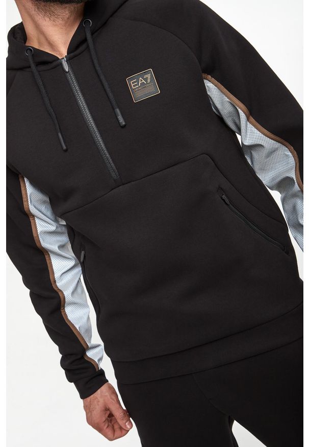 EA7 Emporio Armani - Bluza męska z kapturem EA7 EMPORIO ARMANI. Typ kołnierza: kaptur