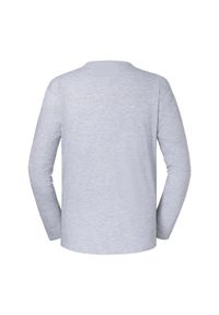 FRUIT OF THE LOOM - Koszulka Z Długim Rękawem Dla Dorosłych Unisex Iconic Heather. Kolor: szary. Długość rękawa: długi rękaw. Długość: długie. Sport: turystyka piesza