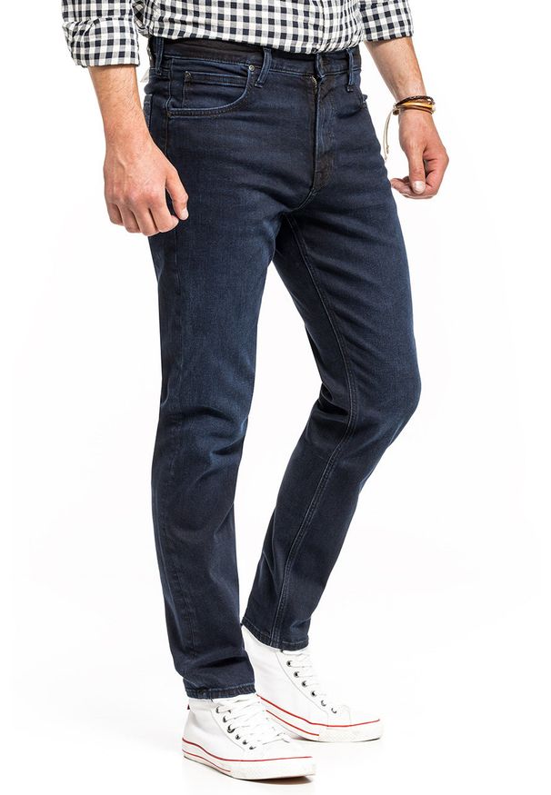 Lee - LEE AUSTIN MĘSKIE SPODNIE JEANSOWE JEANSY DARK PORTER L733QCKN 112119966
