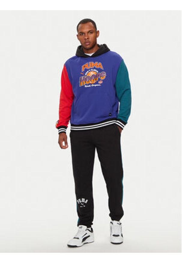Puma Bluza Bandwagon 627216 Kolorowy Relaxed Fit. Materiał: bawełna. Wzór: kolorowy