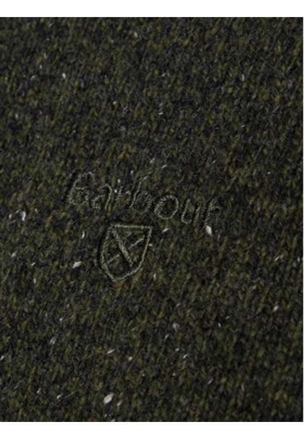 Barbour Sweter Essential Tisbury MKN0844GN79 Zielony Regular Fit. Kolor: zielony. Materiał: wełna
