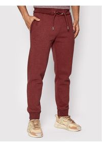 Spodnie dresowe Superdry. Kolor: czerwony. Materiał: dresówka #1