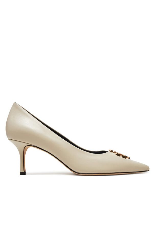 Tory Burch Półbuty Eleanor Pump 157963 Écru. Materiał: skóra