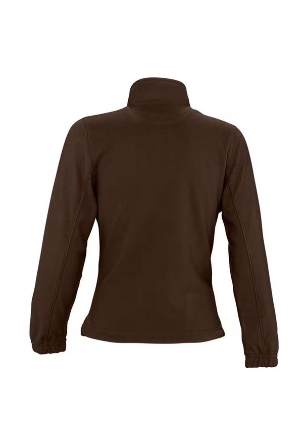 SOL'S - Damska Bluza Polarowa North Fleece Jacket. Kolor: brązowy. Materiał: polar. Sezon: zima
