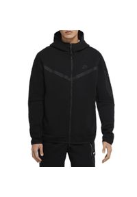 Bluza sportowa męska Nike Tech Fleece Hoodie FZ WR. Typ kołnierza: kaptur. Kolor: czarny. Materiał: bawełna, poliester