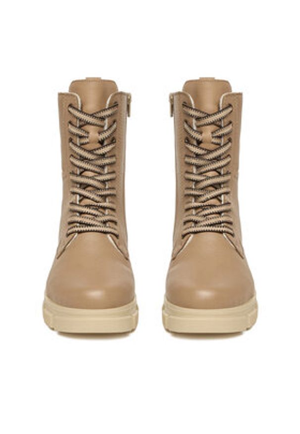 Rieker Trzewiki CEO-Y7116-20 Beżowy. Kolor: beżowy. Materiał: skóra