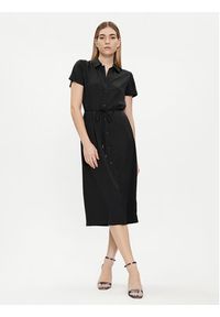 Calvin Klein Sukienka koszulowa K20K206657 Czarny Regular Fit. Kolor: czarny. Materiał: syntetyk. Typ sukienki: koszulowe #2