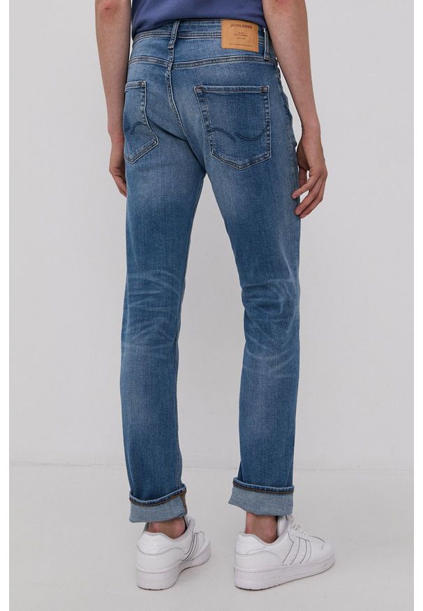 Jack & Jones - Jeansy Tim. Kolor: niebieski
