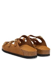 Birkenstock Klapki Florida Fresh Tonal Footbed 1031867 Brązowy. Kolor: brązowy. Materiał: skóra, nubuk #2