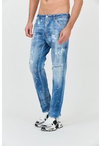 DSQUARED2 Błękitne jeansy Cool Guy Jean. Kolor: niebieski