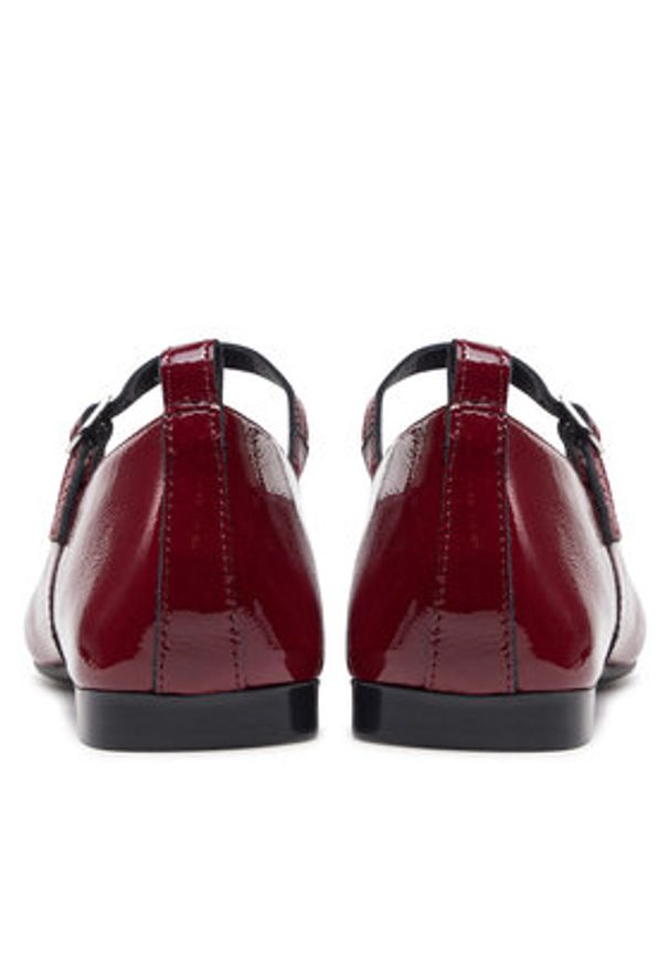 Vagabond Shoemakers Baleriny Delia 5307-460-42 Bordowy. Kolor: czerwony. Materiał: skóra