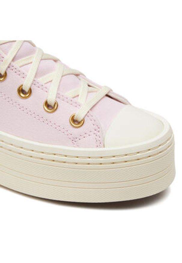 Converse Trampki Chuck Taylor All Star Modern Lift Platform Crafted Stitching A07578C Różowy. Kolor: różowy. Materiał: materiał. Obcas: na platformie