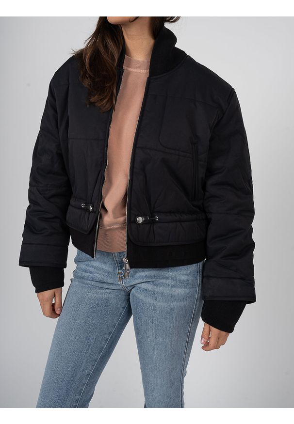 Diesel Kurtka Bomberka "G-Vite" | A06337 0NDAU | Kobieta | Czarny. Okazja: na co dzień. Kolor: czarny. Materiał: poliamid, bawełna. Wzór: jednolity. Styl: elegancki, casual, sportowy