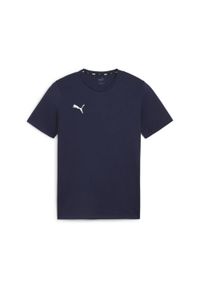 Koszulka męska Puma Team Goal Casuals Tee. Kolor: niebieski. Materiał: materiał. Sport: piłka nożna