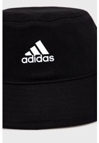 Adidas - adidas kapelusz bawełniany H36810.D kolor czarny bawełniany. Kolor: czarny. Materiał: bawełna #4
