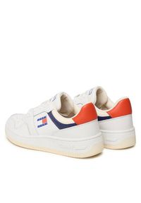 Tommy Jeans Sneakersy Basket Premium EM0EM01216 Biały. Kolor: biały. Materiał: skóra