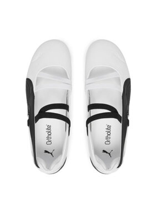 Puma Baleriny Speedcat Ballet Lthr Wns 406144 03 Biały. Kolor: biały. Materiał: skóra