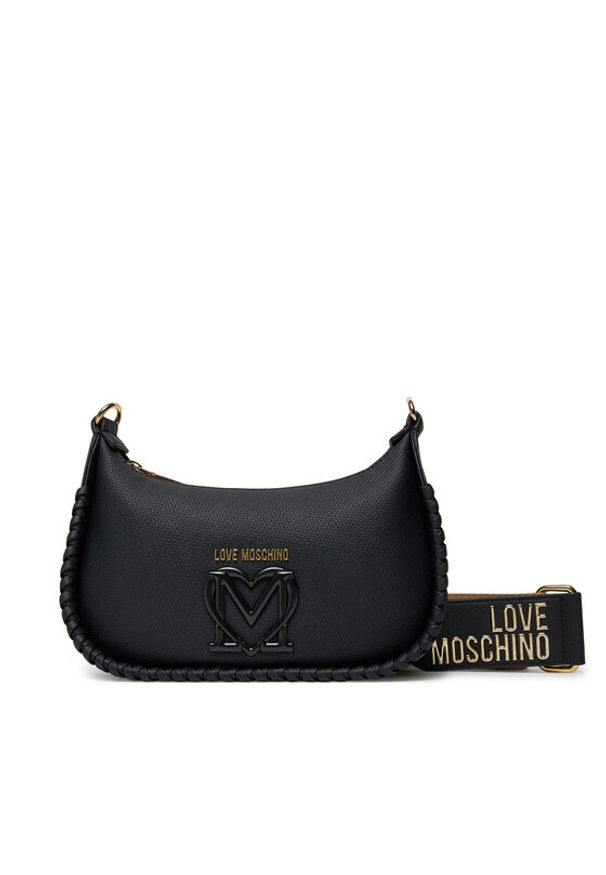 Love Moschino - LOVE MOSCHINO Torebka JC4128PP1MLJ0000 Czarny. Kolor: czarny. Materiał: skórzane