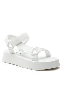 Calvin Klein Jeans Sandały Sandal Velcro Webbing Dc YW0YW01353 Biały. Kolor: biały. Materiał: materiał