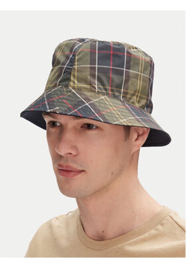 Barbour Kapelusz Hutton Reversible MHA0839NY52 Granatowy. Kolor: niebieski. Materiał: poliester, materiał