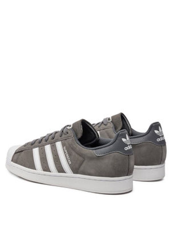 Adidas - adidas Sneakersy Superstar IF3645 Szary. Kolor: szary. Materiał: skóra, zamsz. Model: Adidas Superstar