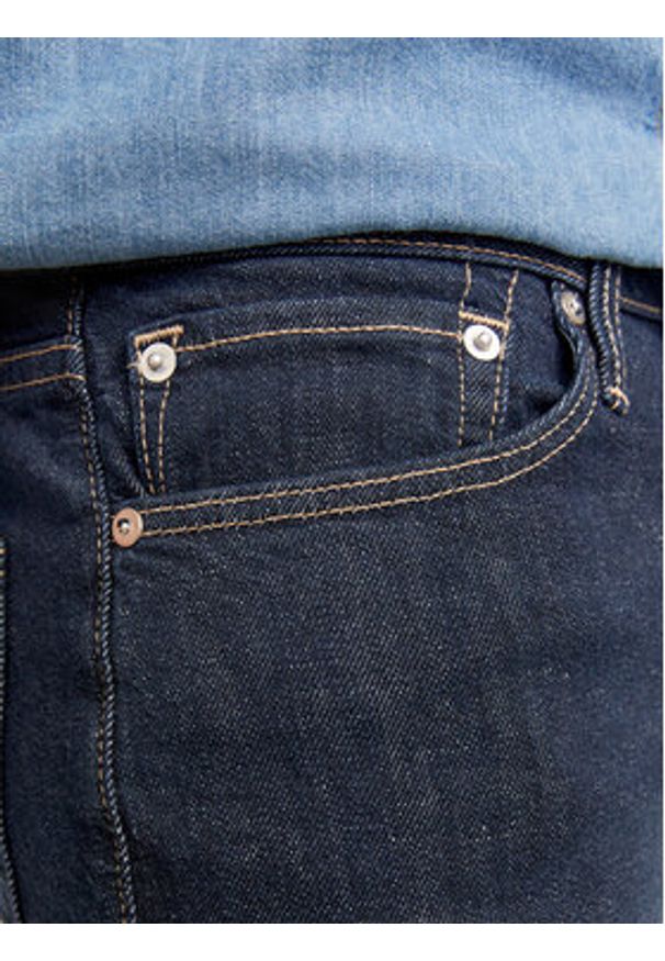 Jack & Jones - Jack&Jones Jeansy Clark 12261707 Granatowy Regular Fit. Kolor: niebieski