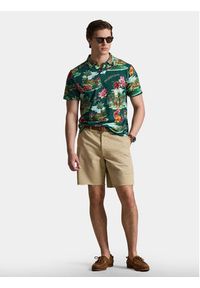 Polo Ralph Lauren Polo 710B13535001 Zielony Regular Fit. Typ kołnierza: polo. Kolor: zielony. Materiał: bawełna #5