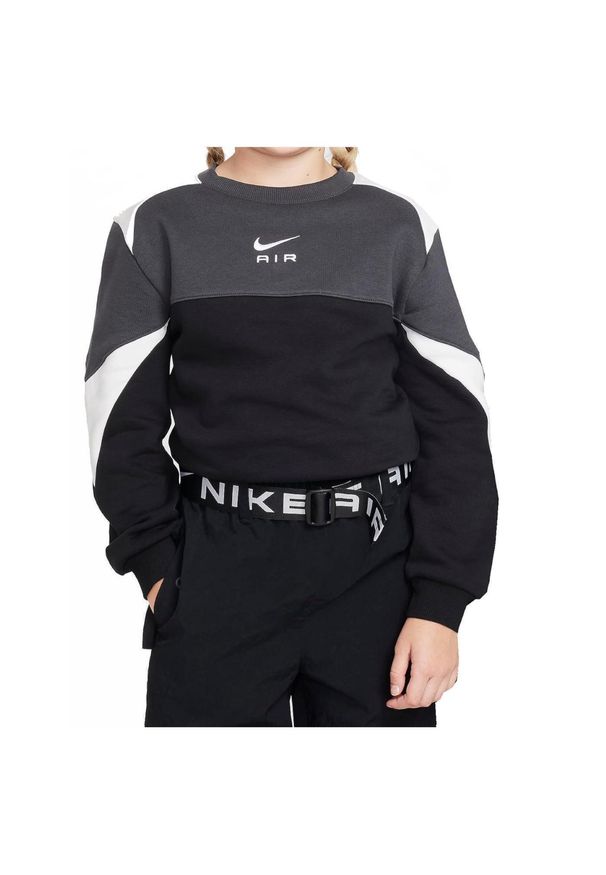 Bluza dziecięca Nike Air Crew. Kolor: czarny