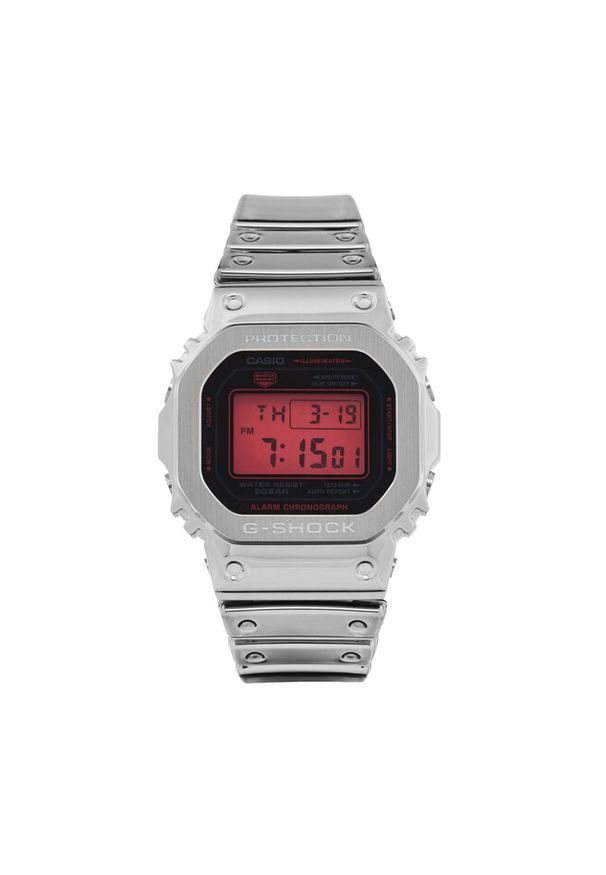 Zegarek G-Shock. Kolor: srebrny