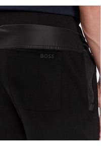 BOSS - Boss Spodnie dresowe Lamont 141 50499243 Czarny Regular Fit. Kolor: czarny. Materiał: bawełna, dresówka #4