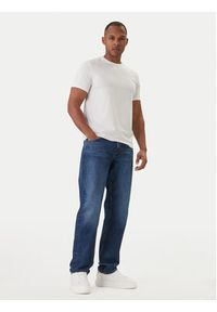 Calvin Klein T-Shirt LV04LC240G Biały Slim Fit. Kolor: biały. Materiał: bawełna #4